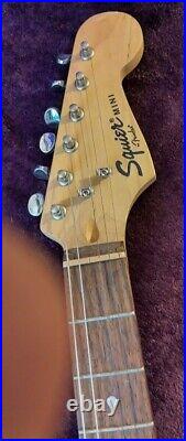 Lightly played, Fender Squire Mini Strat. Built for beginners, younger players