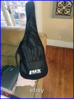 LyxPro Natural Solid Electric Guitar 6 String Right-Handed Wood + Gig Bag