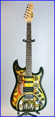 (MA5) Woodrow Northender Boston Bruins Electric Guitar, Limited 79/100 with Bag