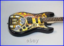(MA5) Woodrow Northender Boston Bruins Electric Guitar, Limited 79/100 with Bag