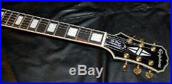 MINTY! Epiphone by Gibson Les Paul Custom Ebony Finish Save BIG