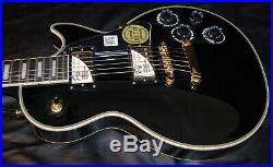 MINTY! Epiphone by Gibson Les Paul Custom Ebony Finish Save BIG