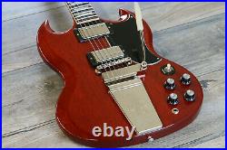 MINTY! Gibson SG Original Standard 61 Maestro Vibrola Heritage Cherry + OHSC