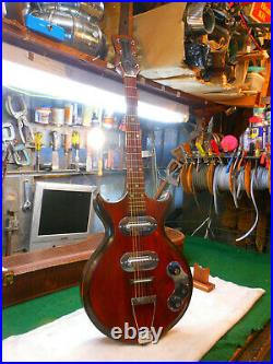 Magnatone Mark IV 1956 Rare Guitar Paul Bigsby Design w' Gibson Case