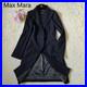 Max_Mara_long_coat_size_40_Wool_black_Woman_Stand_Collar_01_vg