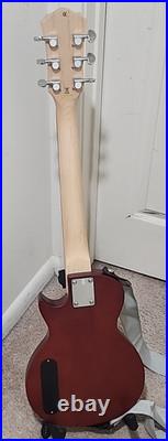 Monoprice Indio Mini 66 Electric Guitar Goldtop, with Gig Bag and Strap