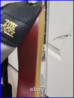 Monoprice Indio Mini 66 Electric Guitar Goldtop, with Gig Bag and Strap