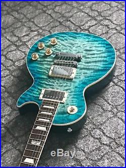 Most Beautiful Gibson On Planet! 2014 Les Paul Premium Quilt Ocean Blue Standard