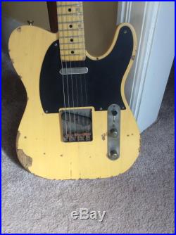Nash Guitars T-52 Aged Butterscotch Blonde Relic Tele 2015 Excellent