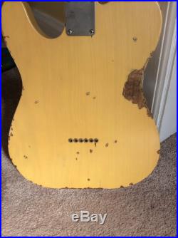 Nash Guitars T-52 Aged Butterscotch Blonde Relic Tele 2015 Excellent