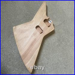 Natural Mahogany Wood HH Guitar DIY Project Explorer Syle