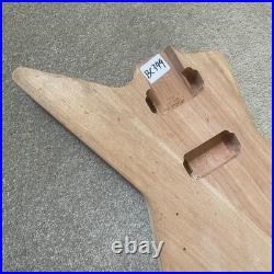 Natural Mahogany Wood HH Guitar DIY Project Explorer Syle