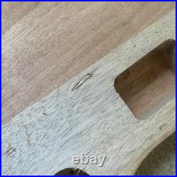 Natural Mahogany Wood HH Guitar DIY Project Explorer Syle