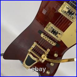 New Electric Guitar HH Pickups Gold Hardware Solid Body Deep Wine Red US Stock