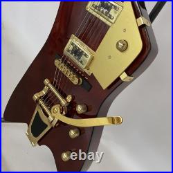 New Electric Guitar HH Pickups Gold Hardware Solid Body Deep Wine Red US Stock