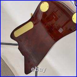New Electric Guitar HH Pickups Gold Hardware Solid Body Deep Wine Red US Stock