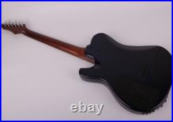 New design Blue silent electric acoustic guitar portable travel built in effect