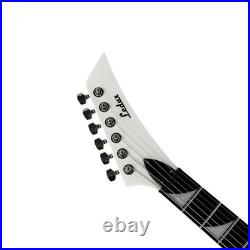 New electric guitar white active pickups Rounded fret Edge stainless Fret
