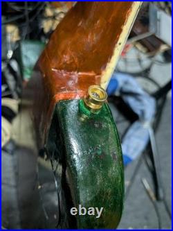 No Brand Original Single-Cut Guitar with Gold Painted Ham X2, Modified P Front