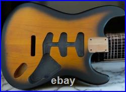 No Brand ST-Style Body No5 Nitro Satin Alder Tobacco Sunburst