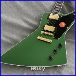 No Logo Solid Body Electric Guitar Stainless Rounded Fret Edge Optional Color