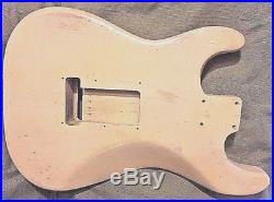 Original 1966 Fender Stratocaster electric guitar body 65 66 REFIN STRAT EUC