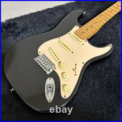 Out of print FERNANDES Stratocaster electric guitar stringed instrument black
