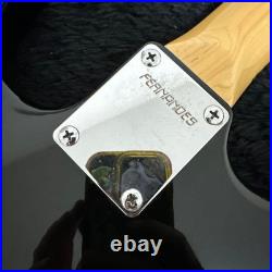 Out of print FERNANDES Stratocaster electric guitar stringed instrument black