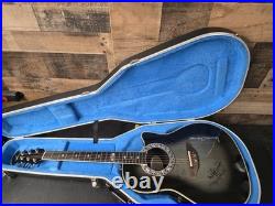 Ovations Guitars Collectors Series 1983-B Autographed By Lynyrd Skynyrd. WithCase