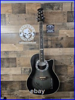 Ovations Guitars Collectors Series 1983-B Autographed By Lynyrd Skynyrd. WithCase