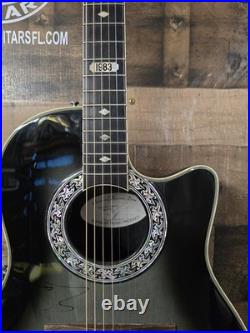 Ovations Guitars Collectors Series 1983-B Autographed By Lynyrd Skynyrd. WithCase