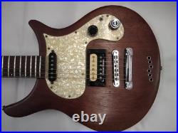 PATRICK EGGLE NEW YORK STANDARD Used Mahogany body Maple neck Brown withHard case