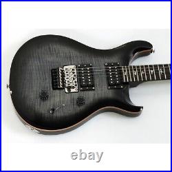 PRS SE Custom 24 Floyd Electric Guitar Charcoal Burst 197881013417 OB