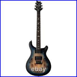 PRS SE Exotic Custom 24-08 Poplar Burl Guitar Lake Bl Midnight Burst Refurbished