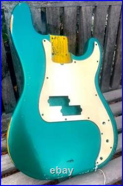 P bass Body NITRO RELIC OceanBlue AGED Premium Liteweight PLACE ORDER JVGuitars P bass Body NITRO RELIC OceanBlue AGED Premium Liteweight PLACE ORDER JVGuitars