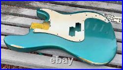 P bass Body NITRO RELIC OceanBlue AGED Premium Liteweight PLACE ORDER JVGuitars P bass Body NITRO RELIC OceanBlue AGED Premium Liteweight PLACE ORDER JVGuitars