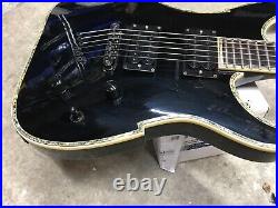 Peavey EXP V Type Vandenberg Electric Guitar Neck Thru Black Hard Tail