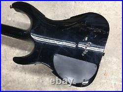 Peavey EXP V Type Vandenberg Electric Guitar Neck Thru Black Hard Tail