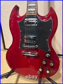 Photogenic Double-Cut Electric Guitar Red With Soft Case, Tested