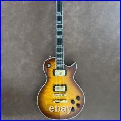 Quilted Maple Top Gold Parts Humbucker Pickups Electric Guitar FREE SHIP