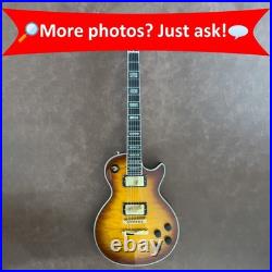 Quilted Maple Top Gold Parts Humbucker Pickups Electric Guitar FREE SHIP