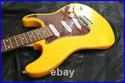 RARE 2005 Fender Squier standard Amber satin trans strat stratocaster guitar