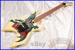 RARE B. C. Rich Warlock BATMAN Electric Guitar Used withSoft Case From Japan F/S