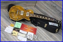 RARE! MINTY! Gibson Joe Perry Boneyard Custom Les Paul 2004 Green Tiger