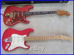 RARE Vintage 1973 Fender Stratocaster Fiesta RED with GOLD HARDWARE NO RESERVE