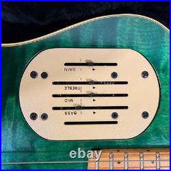 READ Godin Acousticaster 6 Green Figured Maple Body 1995 USED