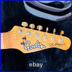 READ Godin Acousticaster 6 Green Figured Maple Body 1995 USED