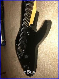 Rare Black 620 Kramer Guitar With Floyd Rose Pro Tremolo & Hardshell Case