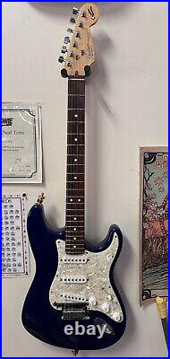 Rare USA 1994 Fender Stratocaster Guitar 40TH Anniversary Midnight Blue