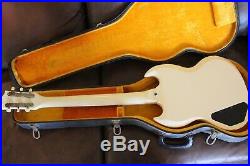 Real Vintage 1966 Gibson SG Special Polaris White USA Made Electric Guitar/Case